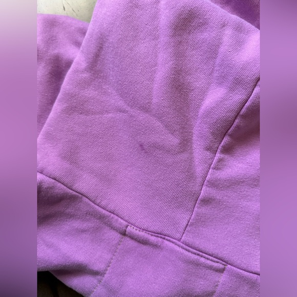 AVIATOR NATION 5 STRIPE HOODIE - NEON PURPLE - SIZE L - Picture 5 of 7